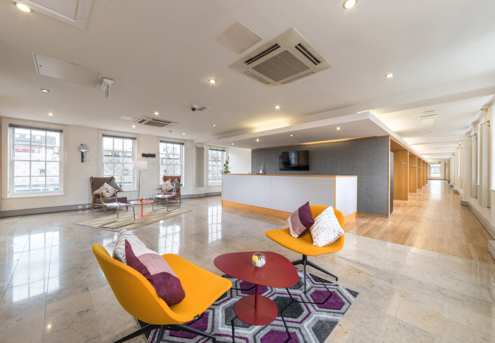 Reception in Bridge Street, Regus, Belfast