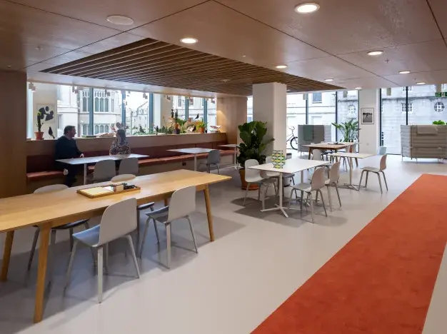 Breakout area at Broad Street, Regus in Aberdeen