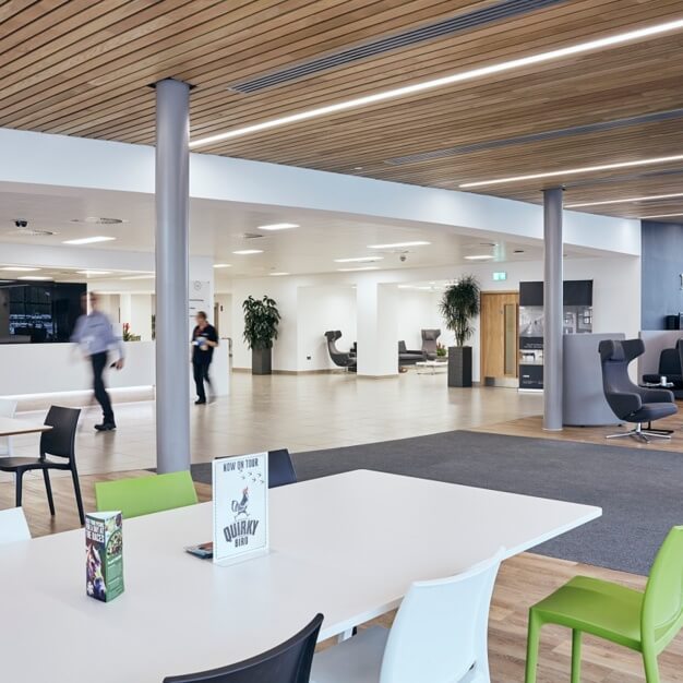 Breakout space for clients at Hill of Rubislaw, Citibase in Aberdeen