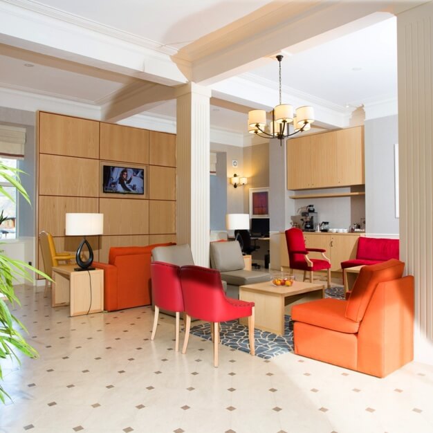 Breakout space in Rosemount Viaduct, Skene Business Centres (Aberdeen)