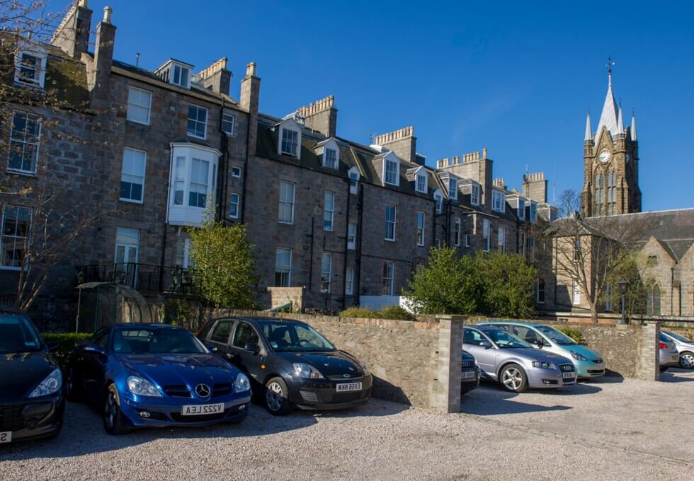 Parking at Queen's Gardens, Skene Business Centres (Aberdeen)