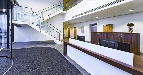 Reception in International Avenue, Regus, Aberdeen