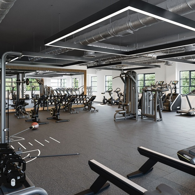 The gym at Riverside Drive, Neospace in Aberdeen