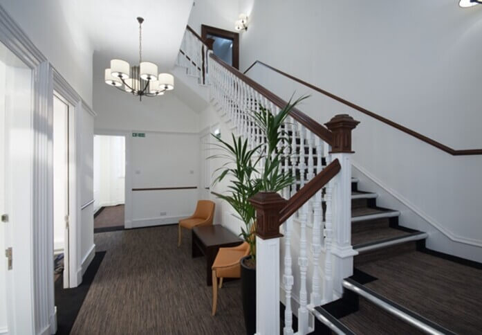 The hallway at Queen's Gardens, Skene Business Centres in Aberdeen