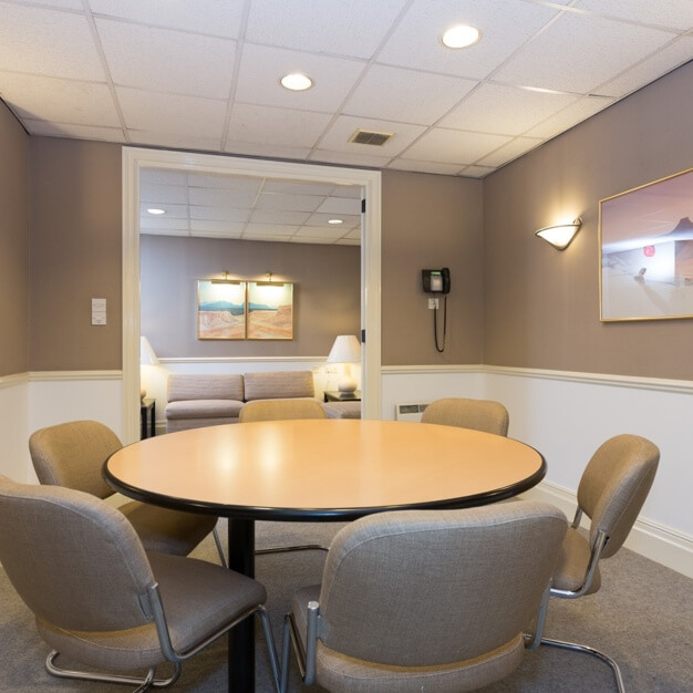 The meeting room at Rosemount Viaduct, Skene Business Centres in Aberdeen