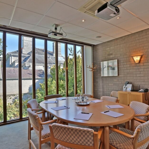 The meeting room at Rubislaw Den North, Skene Business Centres in Aberdeen