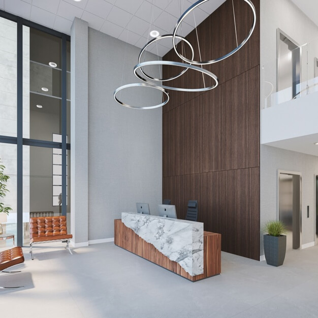 The reception at Riverside Drive, Neospace in Aberdeen