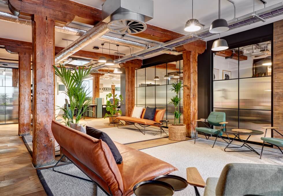 A breakout area - Commercial St, Clockwise Limited, Edinburgh