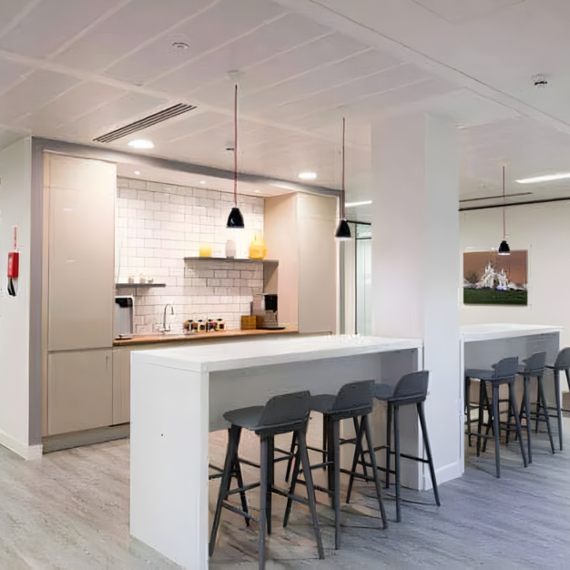A breakout area in Waterloo Place, Regus, Edinburgh