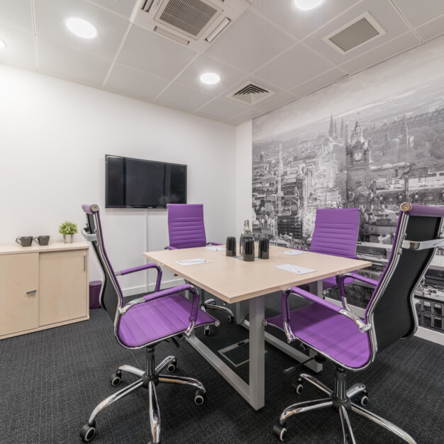 Boardroom at Princes Street, Regus in Edinburgh