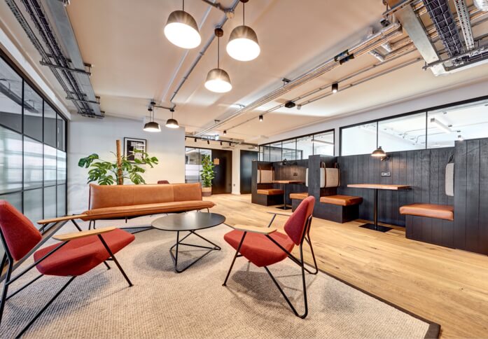 Breakout area in Commercial St, Clockwise Limited, Edinburgh