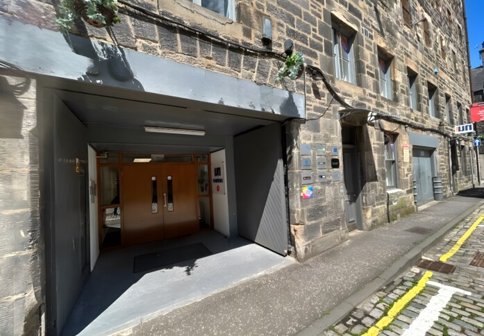 Building outside at Mitchell Street, Nutrend Office & Contract Furniture Ltd, Edinburgh