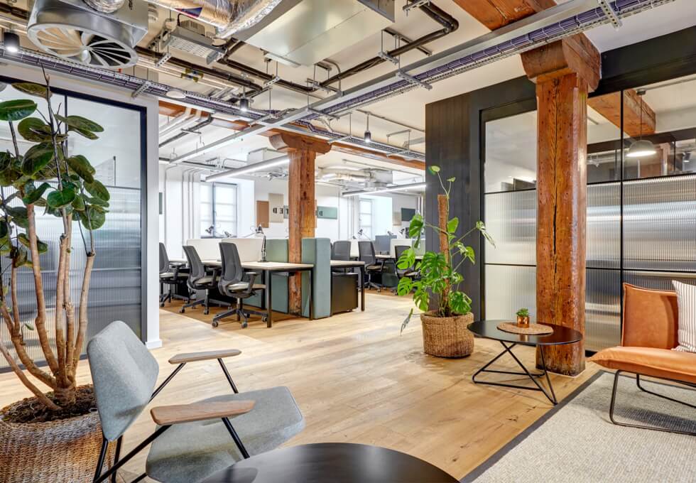 Communal Space at Commercial St, Clockwise Limited in Edinburgh