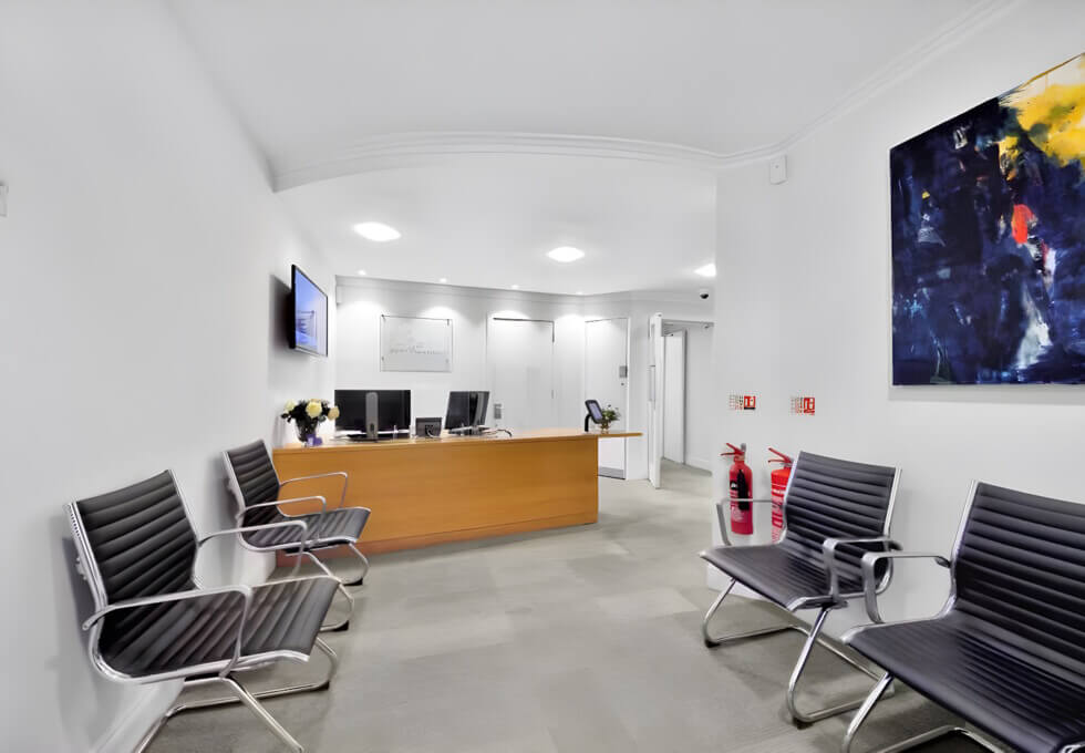 Reception at Hill Street, The Office Serviced Offices (OSiT) in Edinburgh
