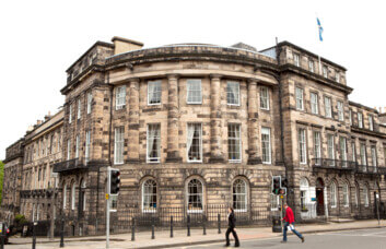 The building at St Colme Street, Citibase in Edinburgh