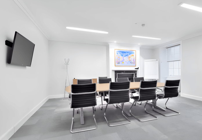 The meeting room at Hill Street, The Office Serviced Offices (OSiT) in Edinburgh