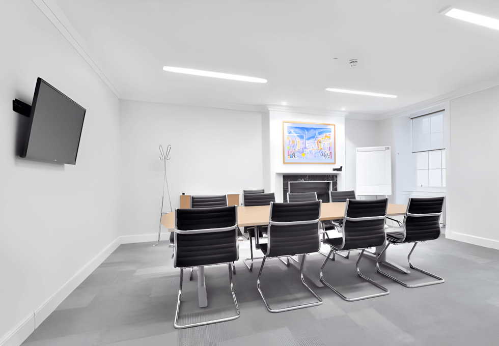 The meeting room at Hill Street, The Office Serviced Offices (OSiT) in Edinburgh
