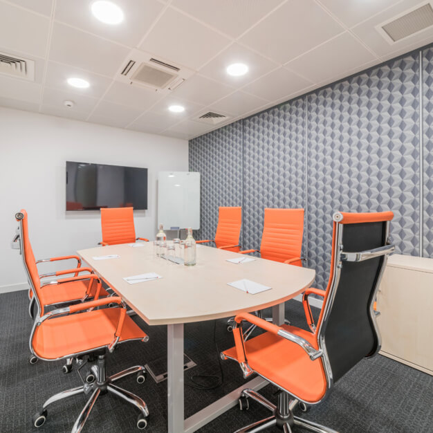 The meeting room at Princes Street, Regus in Edinburgh