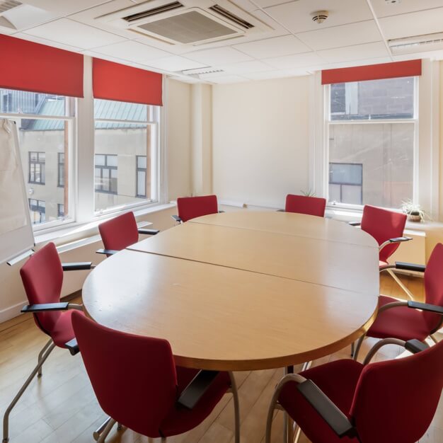 The meeting room at Rose Street, The Ethical Property Company Plc in Edinburgh
