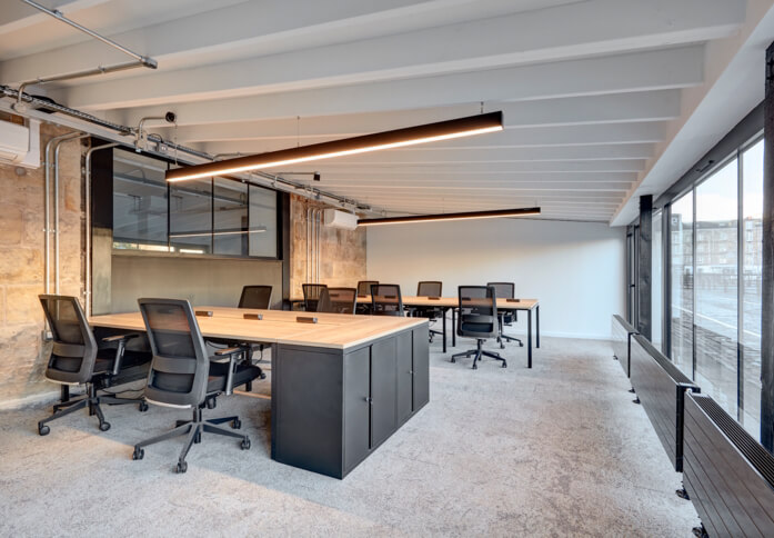Your private workspace on Commercial St, Clockwise Limited, Edinburgh