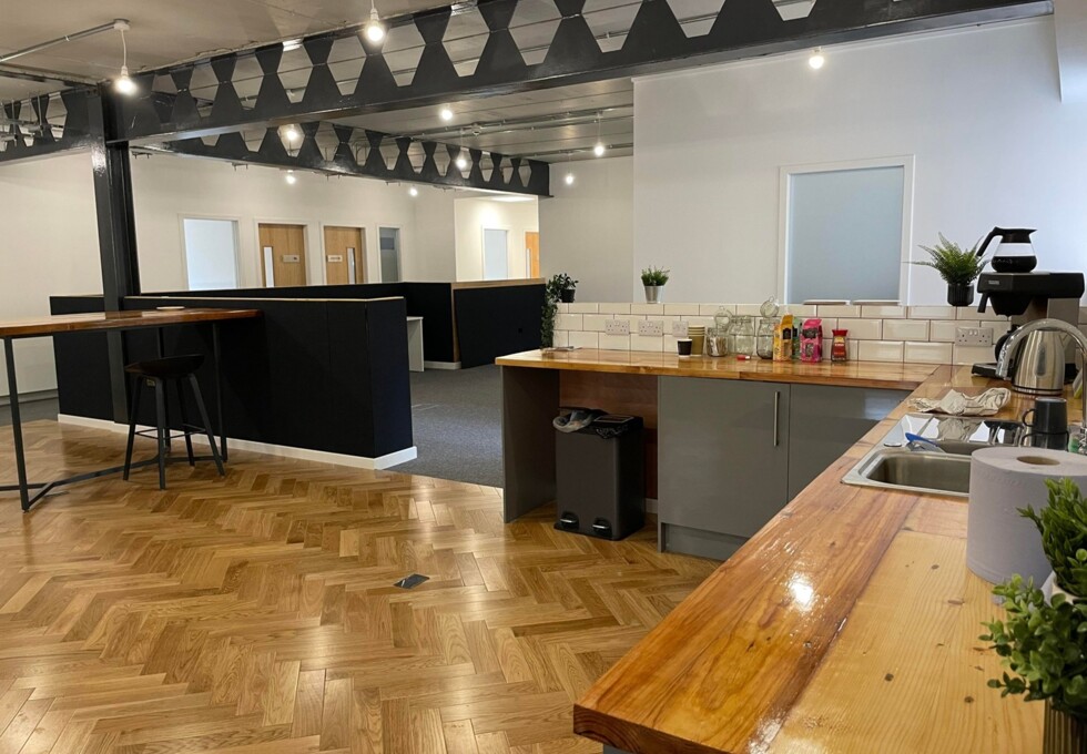 Kitchen area at Pentland Park, Liberty Business Centres (Fife)