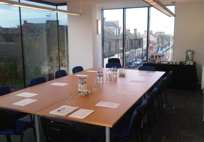 The meeting room at Main Street, Ore Valley Community Initiatives in Fife