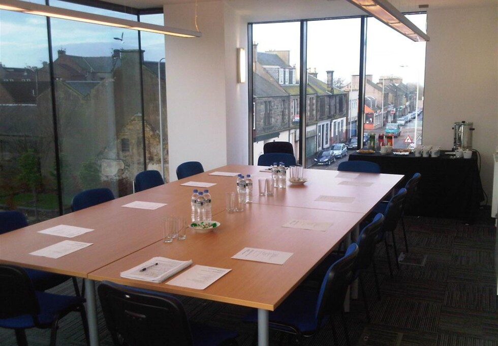 The meeting room at Main Street, Ore Valley Community Initiatives in Fife