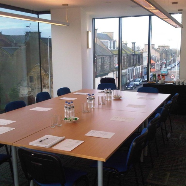 The meeting room at Main Street, Ore Valley Community Initiatives in Fife