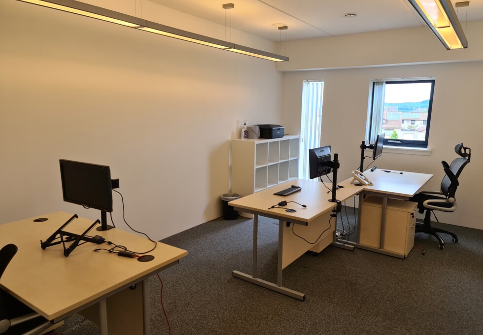 Your private workspace, Main Street, Ore Valley Community Initiatives, Fife