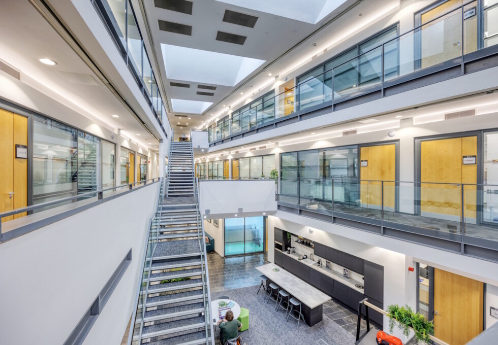 Atrium at Ainslie Road - Pure Offices, Glasgow
