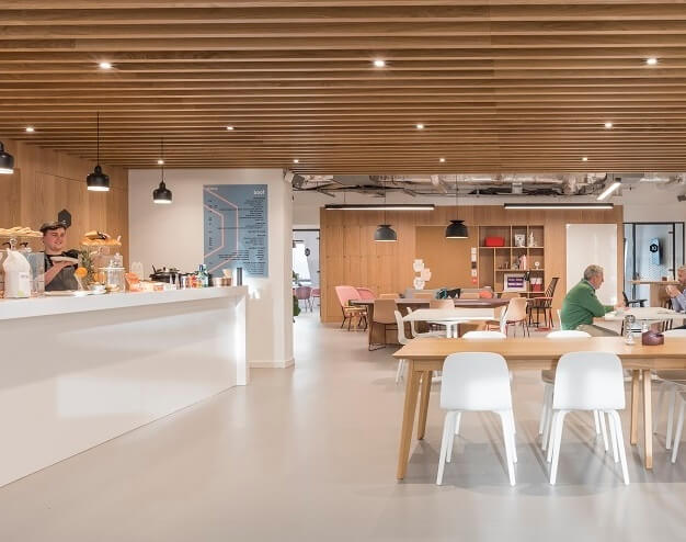 Café area at West George Street, Regus, Glasgow