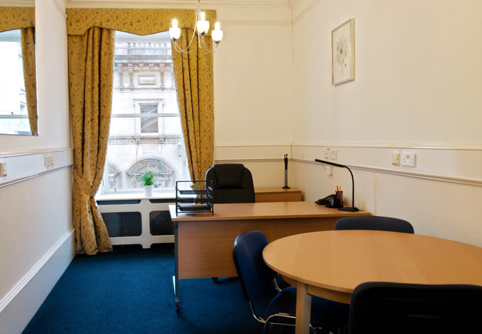 Dedicated workspace in St Vincent Place, George Square Ltd, Glasgow