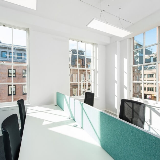 Dedicated workspace, West Regent Street, Nexus in Glasgow