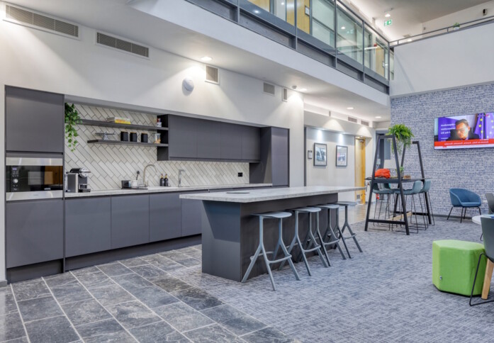 Kitchenette at Ainslie Road, Pure Offices (Glasgow)