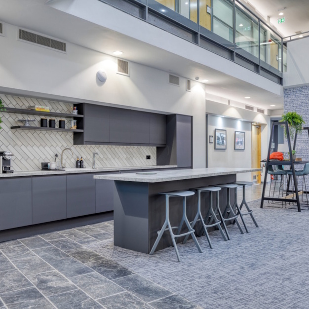 Kitchenette at Ainslie Road, Pure Offices (Glasgow)
