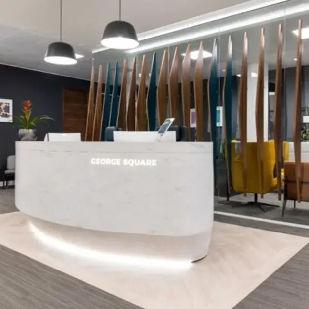 Reception area at George Square, The Boutique Workplace Company in Glasgow