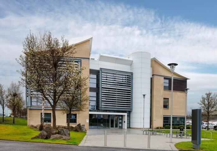 The building at Ainslie Road, Pure Offices in Glasgow