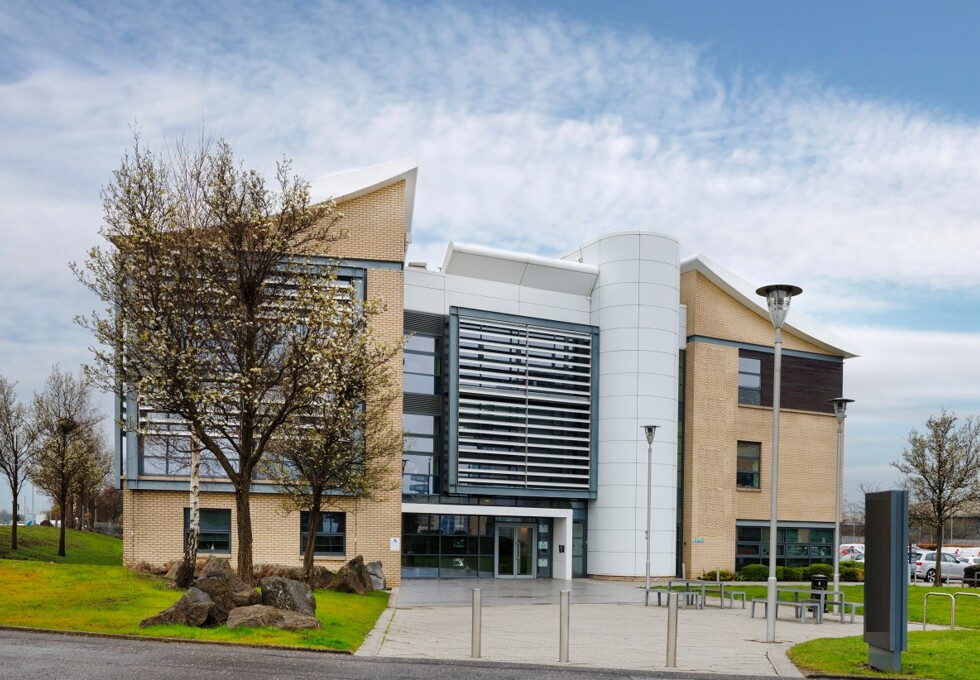 The building at Ainslie Road, Pure Offices in Glasgow