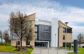The building at Ainslie Road, Pure Offices in Glasgow