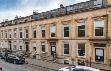 The building at Woodside Place, Regus in Glasgow