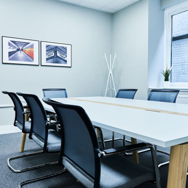 The meeting room at St Vincent Place, LBP Offices Ltd in Glasgow