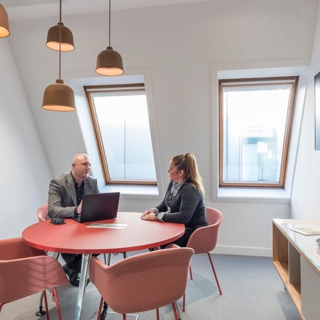 The meeting room at West George Street, Regus in Glasgow
