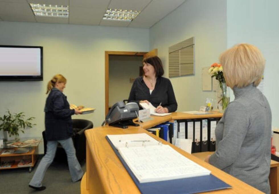 Reception area at Laurelhill, Ceteris in Stirling