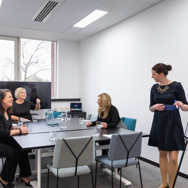 The meeting room at Wyndyke Furlong, Mantle Space Ltd in Abingdon