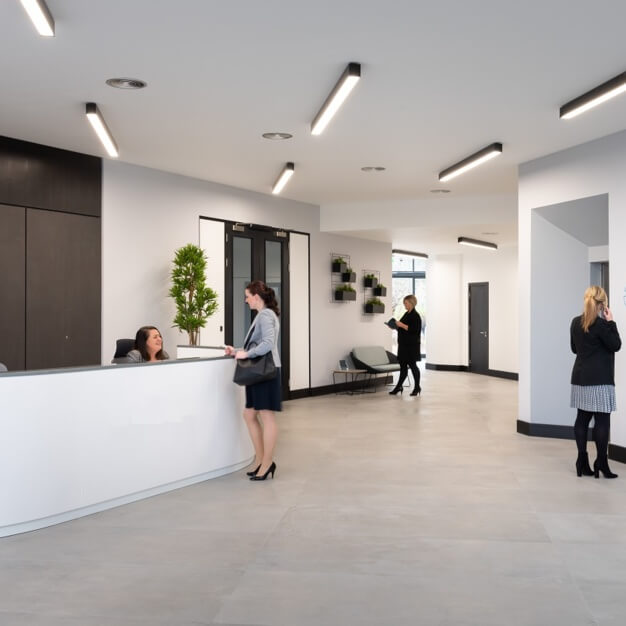 The reception at Wyndyke Furlong, Mantle Space Ltd in Abingdon