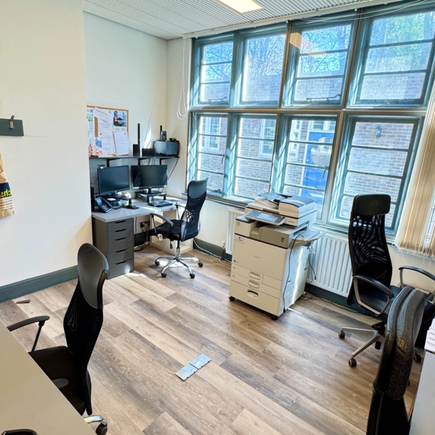 Private workspace, London Road, Softech Digital Ltd in Albourne