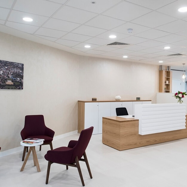 Reception in Park Street, Regus, Ashford