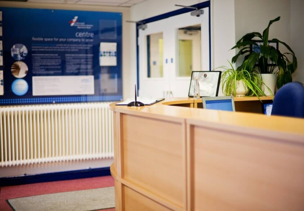 Reception - Heyford Park, Oxford Innovation Ltd in Bicester