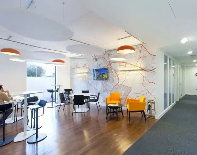 Breakout area at Doncastle Road, Workspace Group Plc in Bracknell