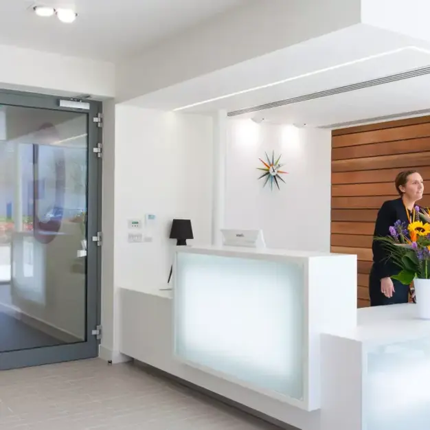 Reception area at Doncastle Road, Workspace Group Plc in Bracknell